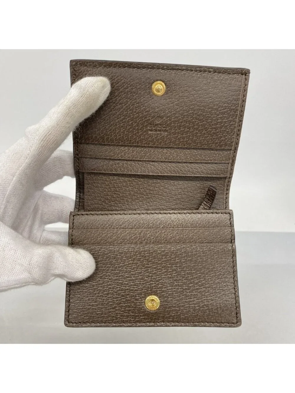 Gucci Wallet Ophidia Brown Gold - Picture 3 of 6